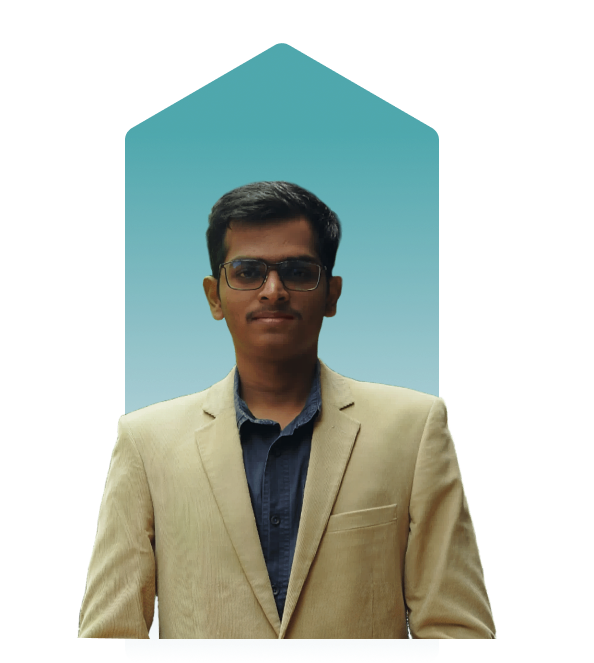 hero image (Hey, I am Megh Chevli, a Self-taught, College educated, versatile developer)